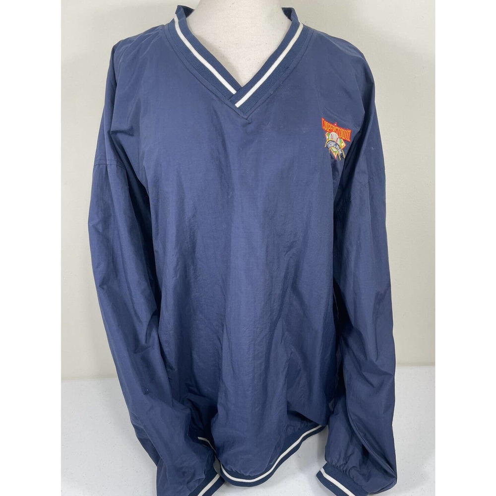Cooperstown Dreams Park Baseball Hall Fame Blue Pullover Windbreaker Jacket 3XL